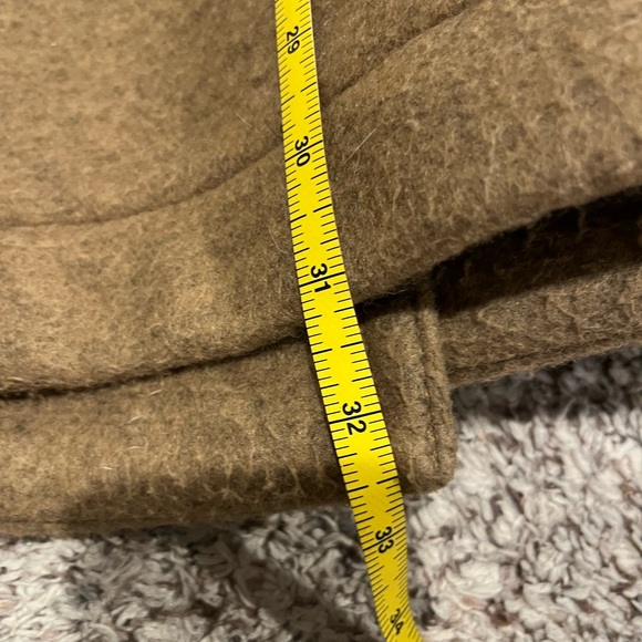 Gap Wool Blend Tan Duffle Coat with Toggle Buttons-UNLINED - Picture 8 of 8